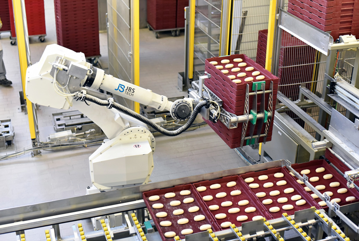 Cobot for food loading